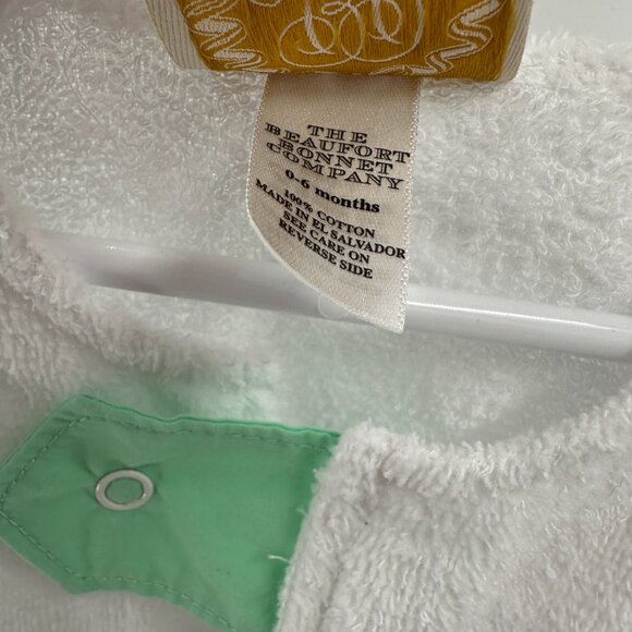 The Beaufort Bonnet Company Terry Cloth Bath Robe Snap 6-12 Months Lot of 2 - Picture 8 of 12